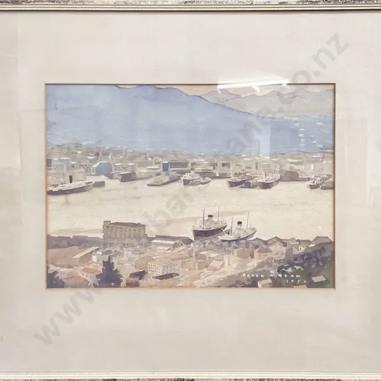 Peter A Read - Port Scene - Watercolour