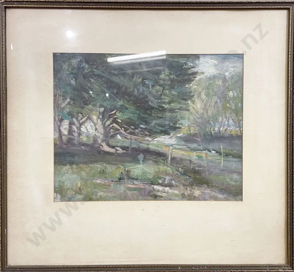 E G Hood - Landscape - Oil on Board Image 1++