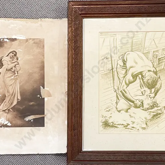 Oak Framed Print & Other a/f