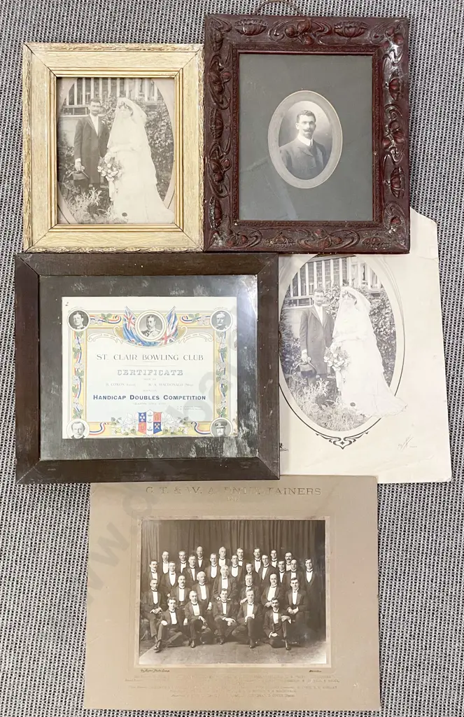 Two Framed Photographs & Three Other Image 1++