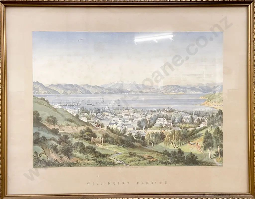 Four Framed Wellington Historical Prints Image 1++