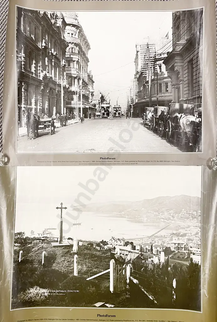 Seven Unframed NZ Related Photographs & Prints Image 1++