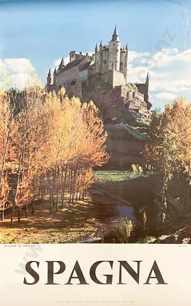 Four Vintage Spanish Tourism Posters Image 1++
