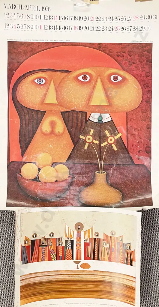 Six Various Vintage Art Posters (unframed) Image 1++