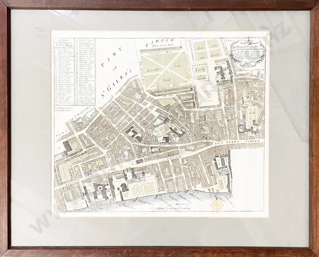 Set of Three Framed Antique Maps Image 1++