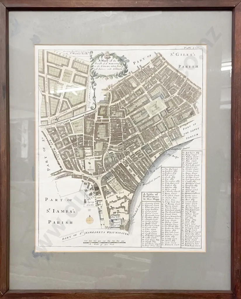 Set of Three Framed Antique Maps Image 1++