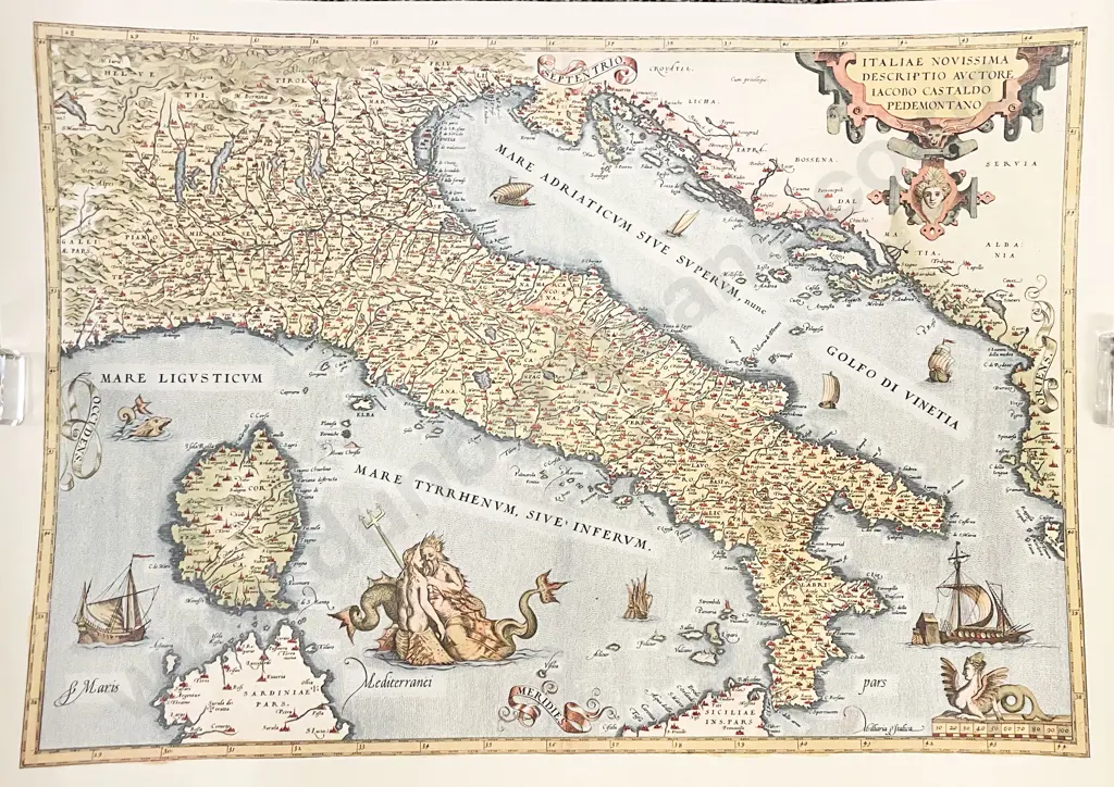 Two Unframed Reproduction Antique Maps Image 1++