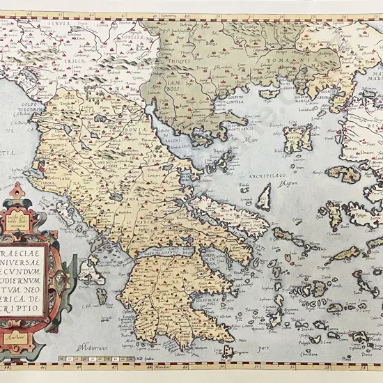 Two Unframed Reproduction Antique Maps