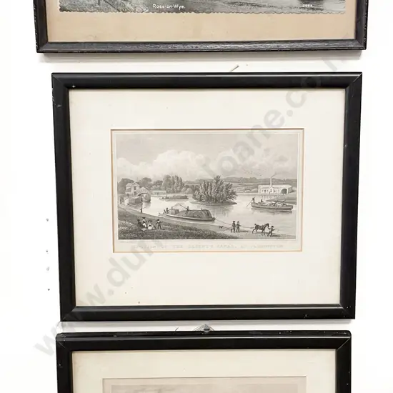 Two Antique Steel Engravings & Vintage Photograph