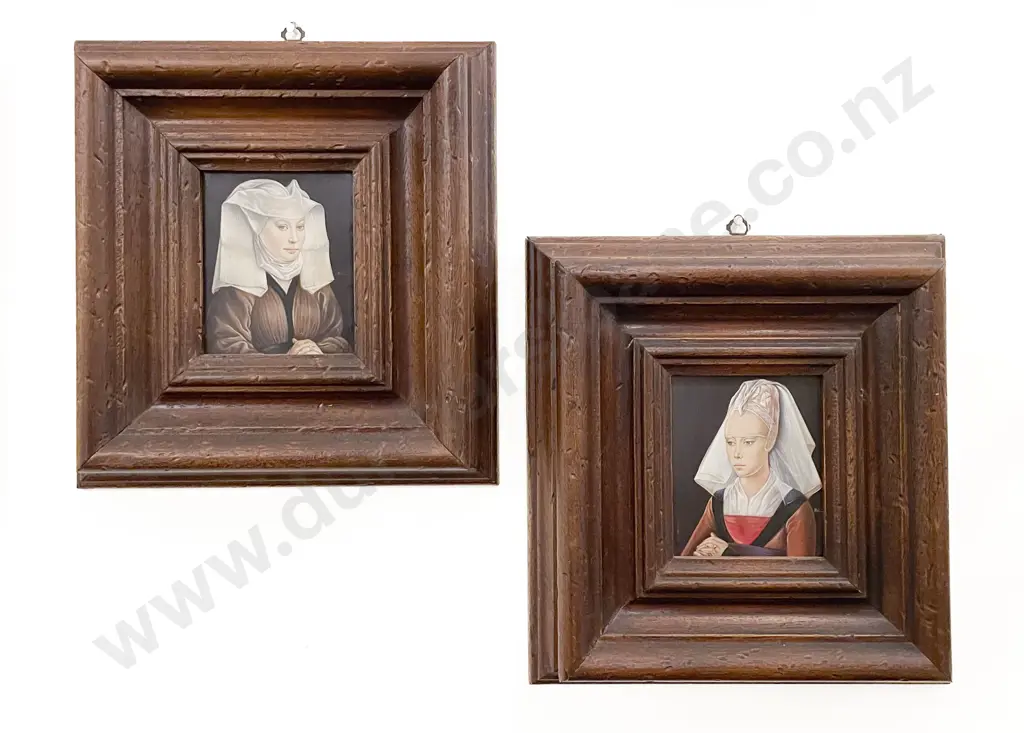 Pair Reproduction Renaissance Portraits Image 1++