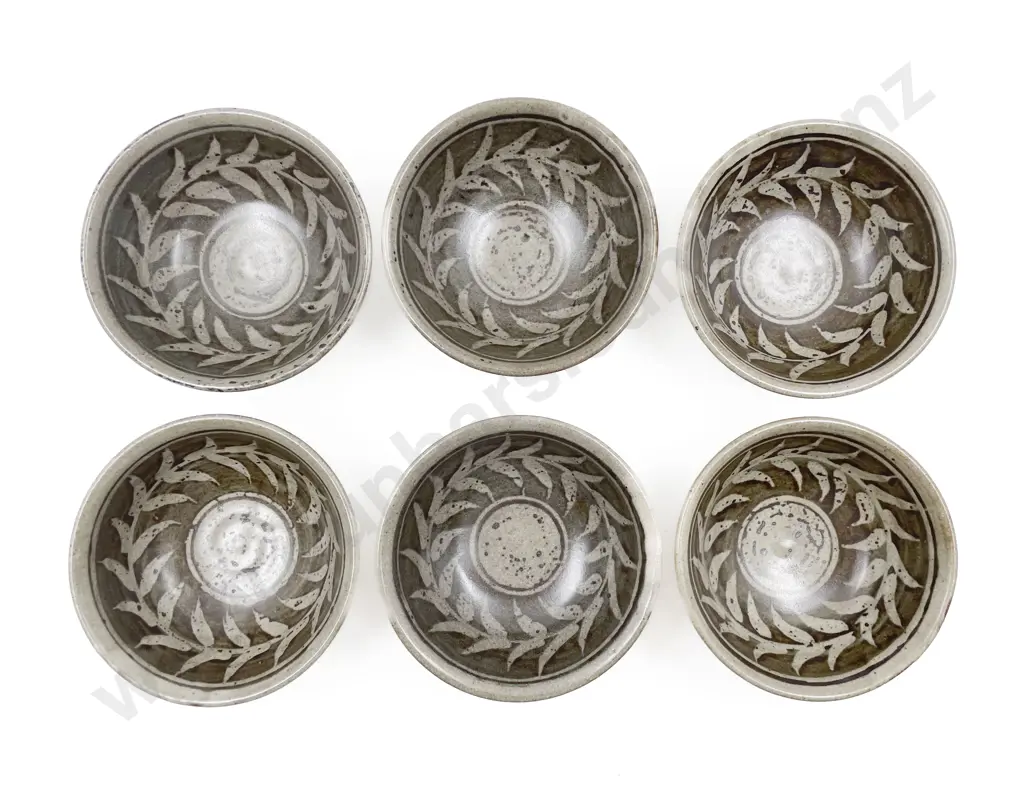 Mirek Smisek Set Six Dessert Bowls Image 1++