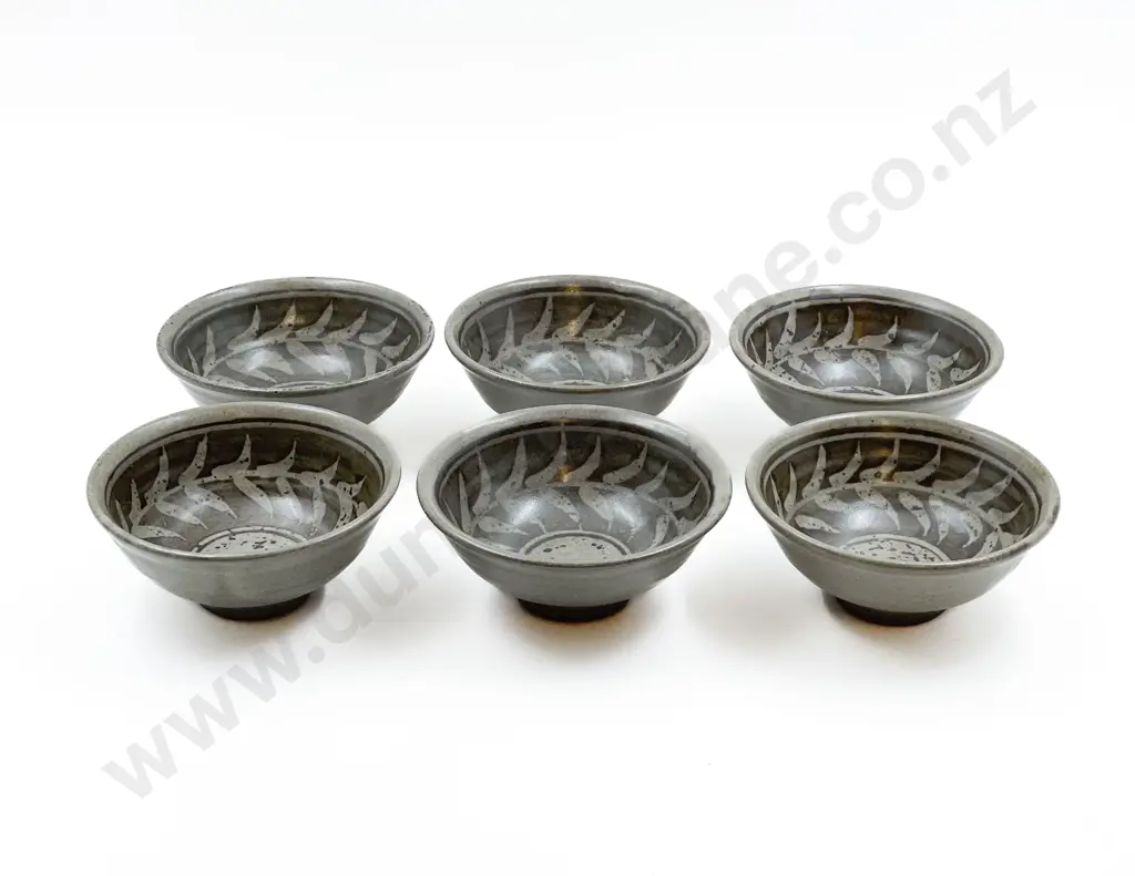 Mirek Smisek Set Six Dessert Bowls Image 1++