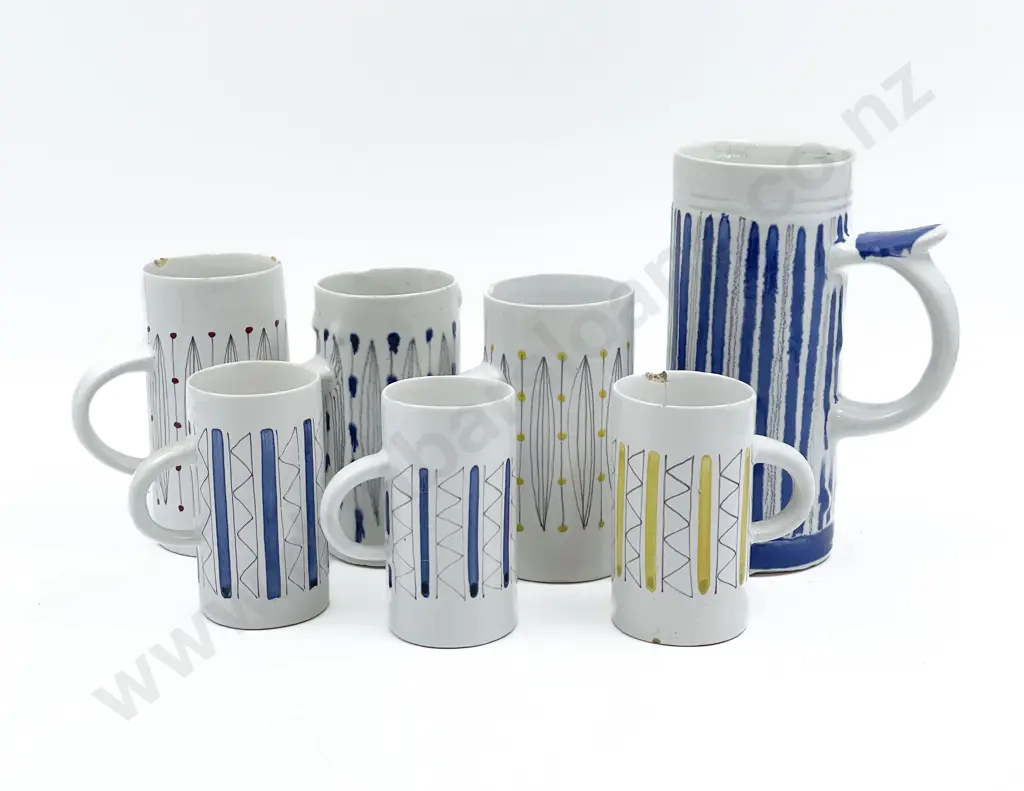 Seven Cinque Ports Pottery England Mugs Image 1++