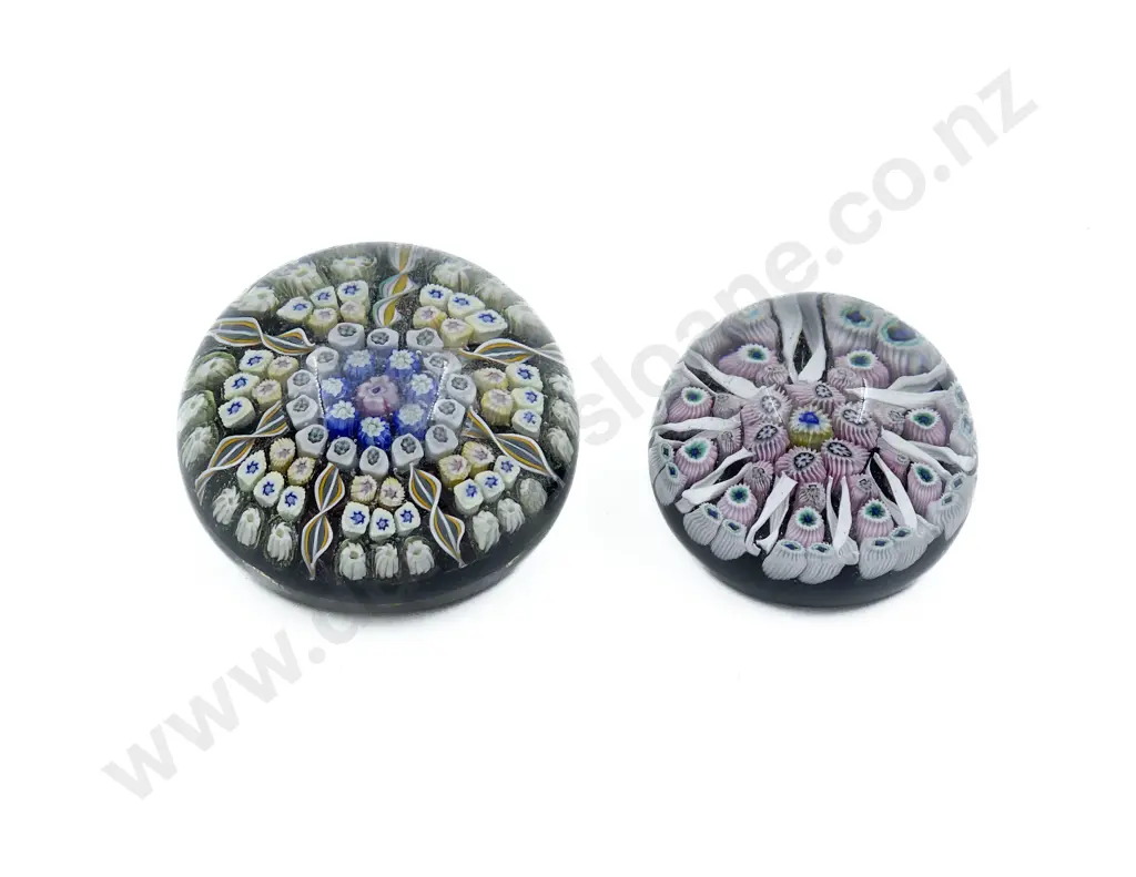Two Millefiori Paperweights Image 1++