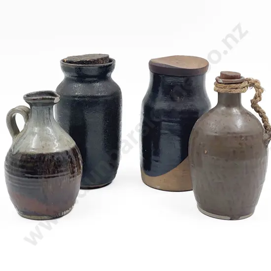 Two Lidded Crocks