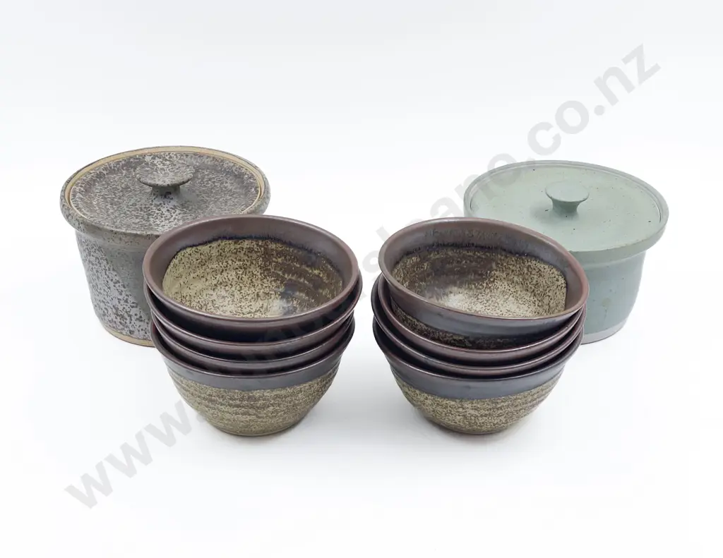 Two Small Lidded Casseroles Image 1++