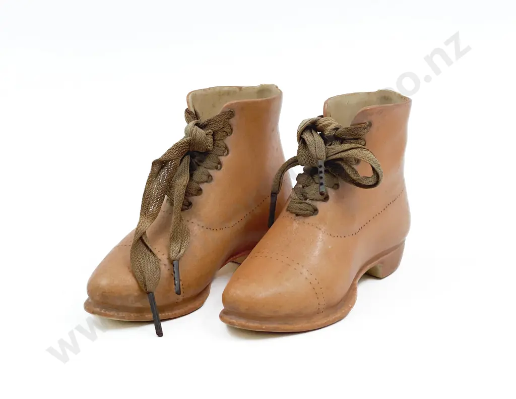 Pair Victorian Bisque Shoes Image 1++