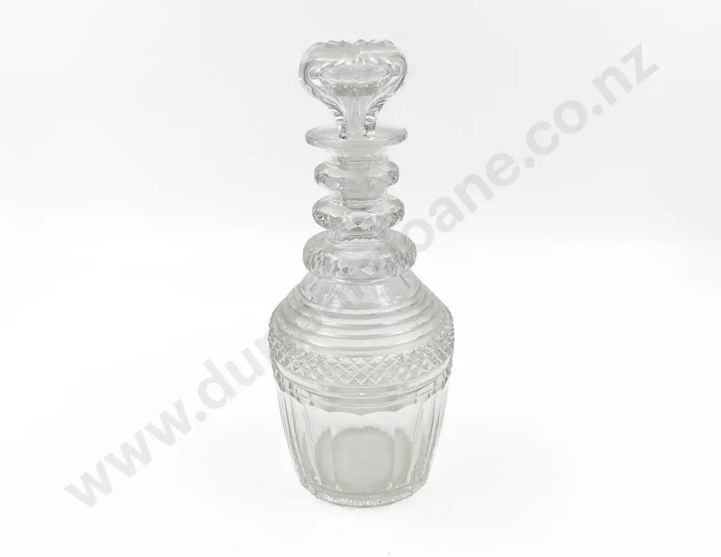 Georgian Crystal Wine Decanter Image 1++