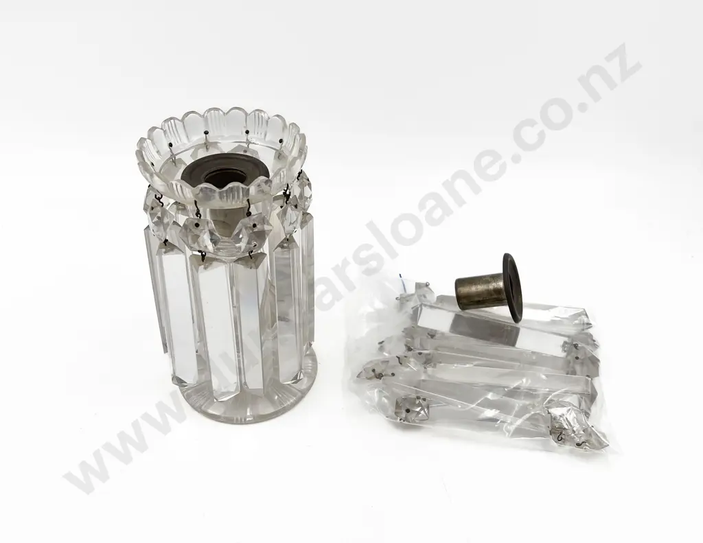 Victorian Heavy Glass Lustre Image 1++