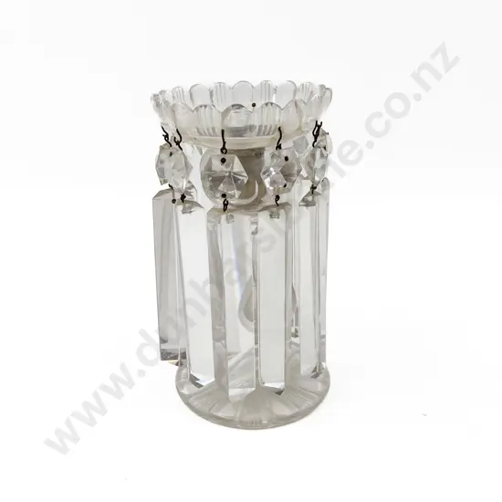 Victorian Heavy Glass Lustre