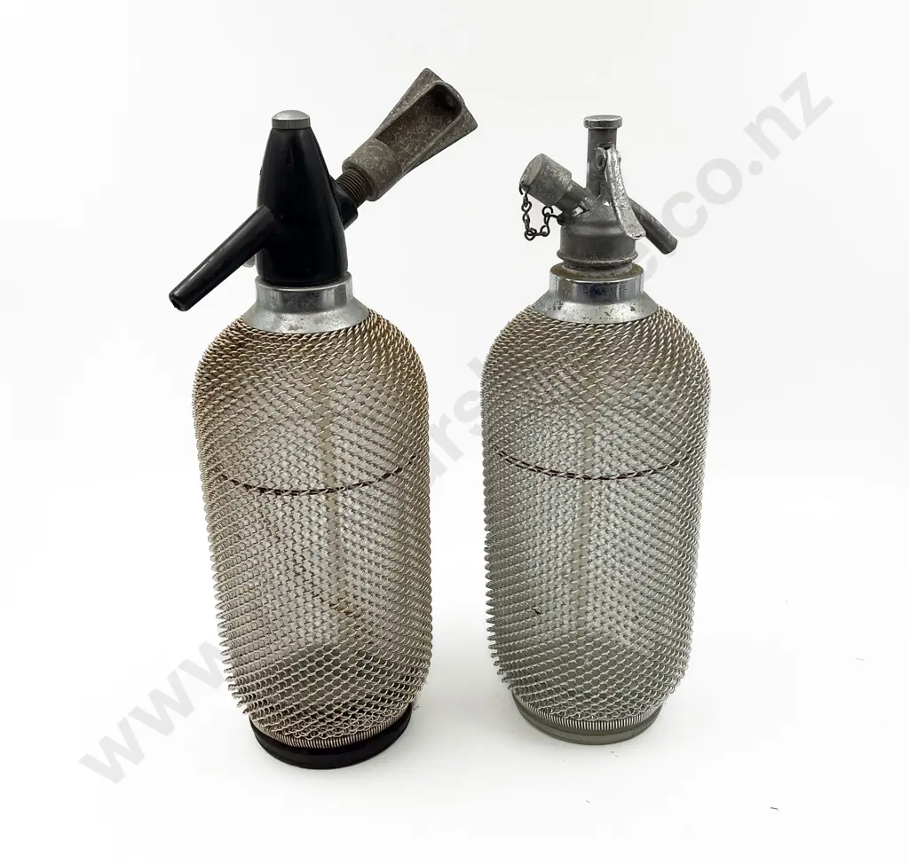Pair Vintage Soda Syphons Image 1++
