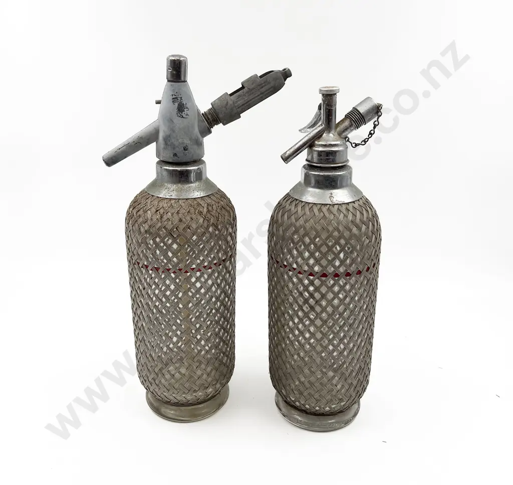 Pair Vintage Soda Syphons Image 1++