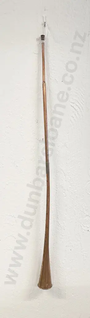 Victorian Copper Hunting Horn Image 1++