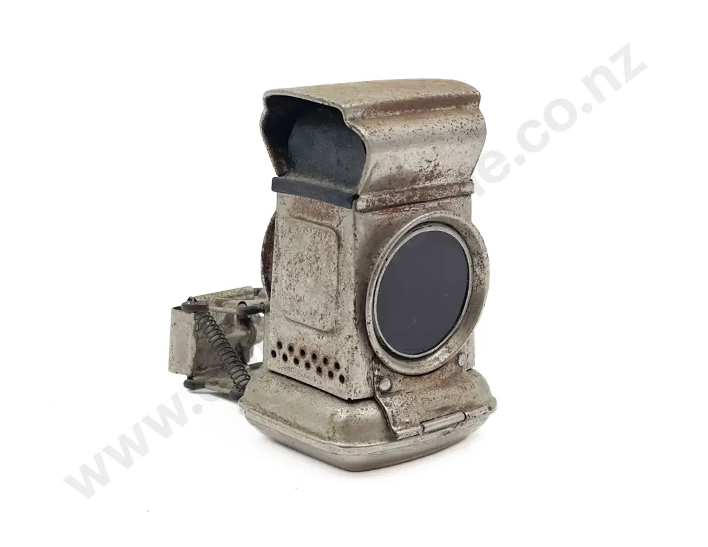 Vintage Chrome Plated Bicycle Lamp Image 1++