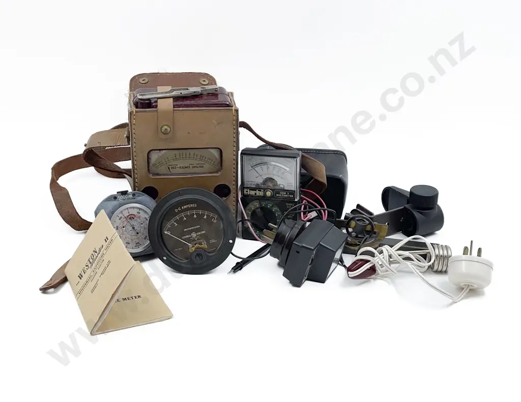 Vintage Voltmeter & Various Image 1++