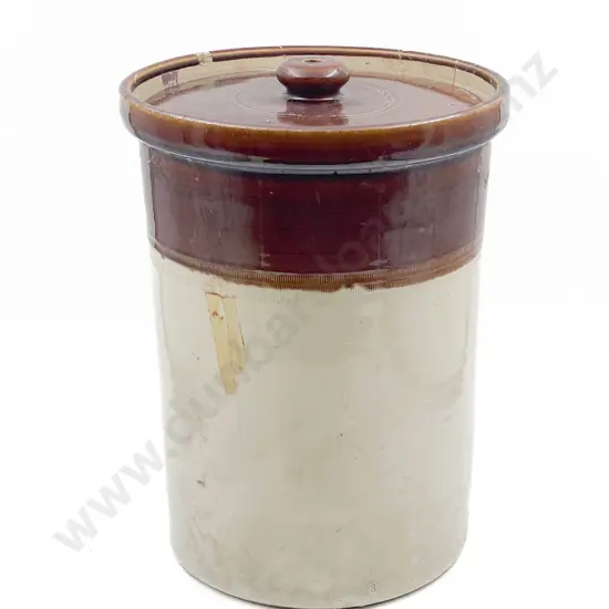 Large Lidded Crock a/f