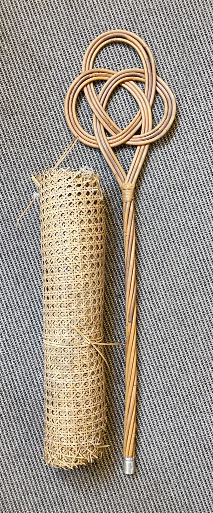 Rattan Carpet Beater with Wycombe Cane Panels Image 1++