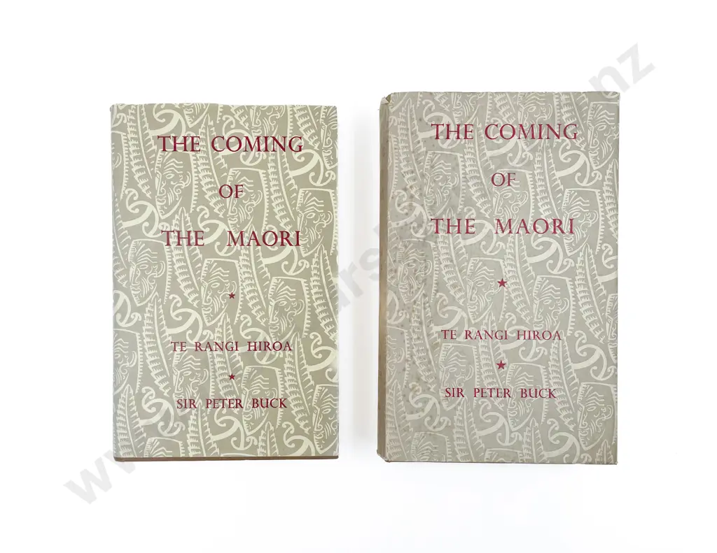 Hiroa Te Rangi - The Coming of the Maori (2 copies) Image 1++