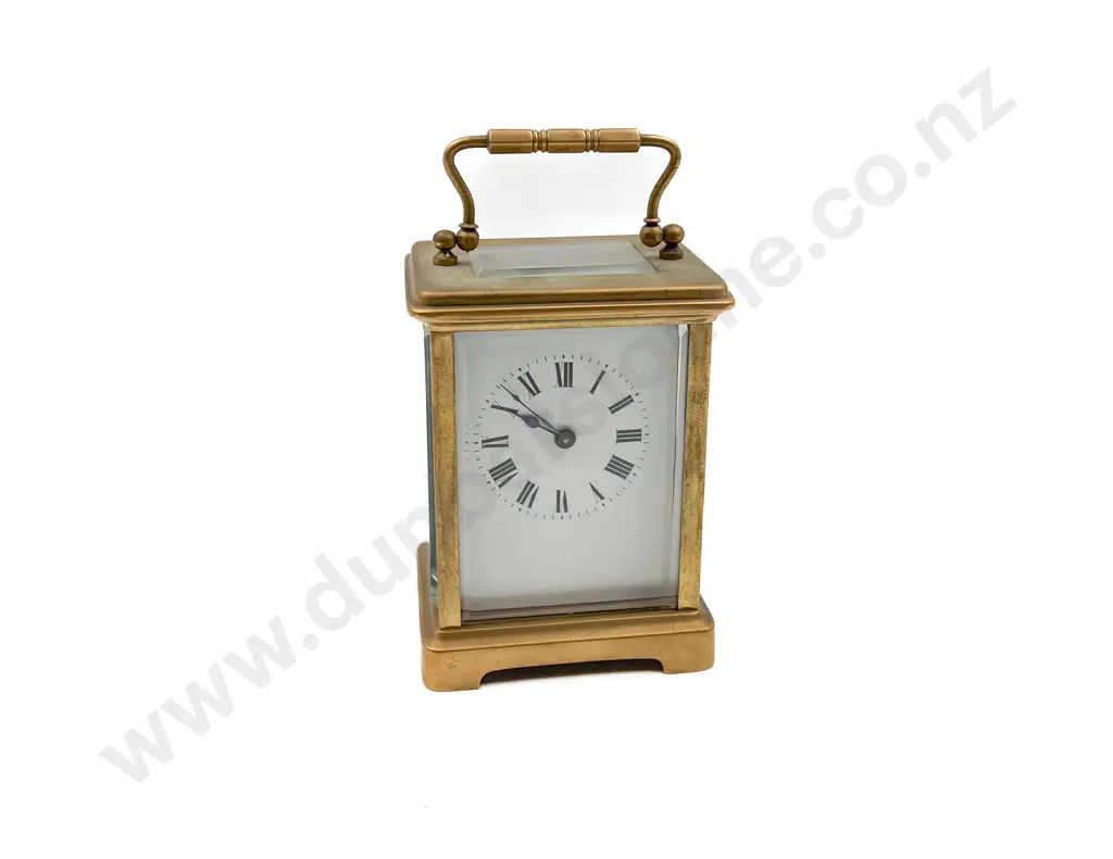 French Brass Cased Carriage Clock Image 1++