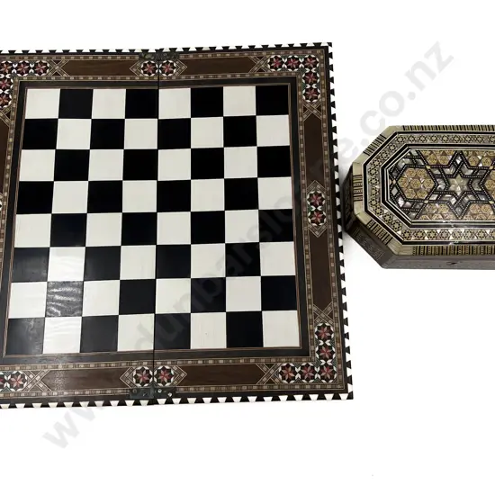 Mosaic Chess Board & Trinket Box