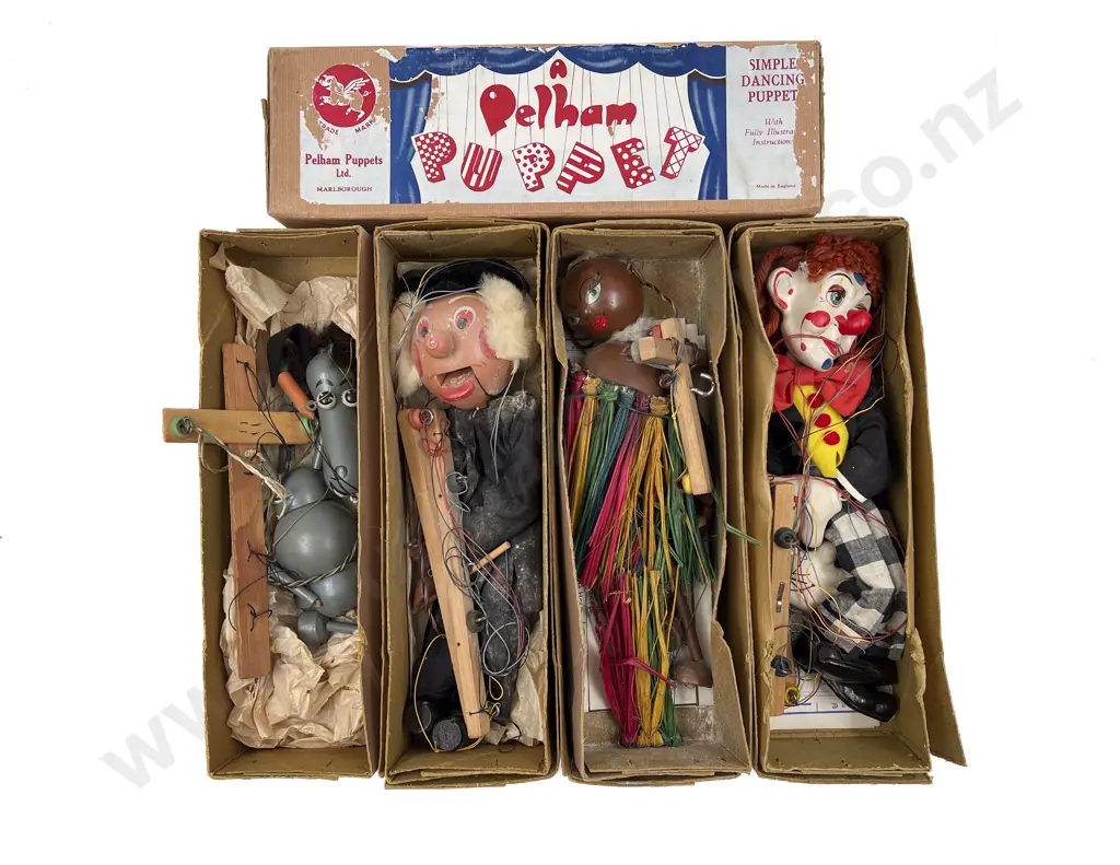 Four Boxed Pelham Puppets Image 1++