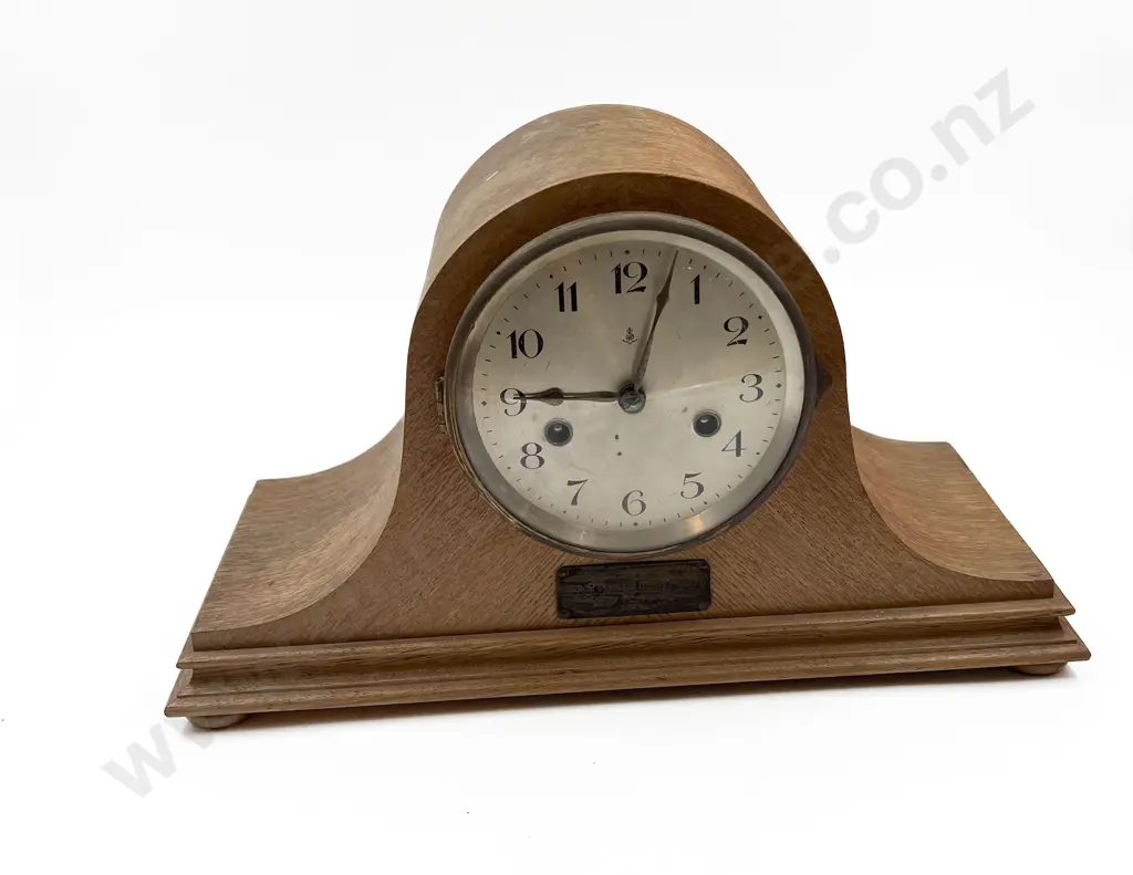 1930's Balloon Dial Mantle Clock Image 1++