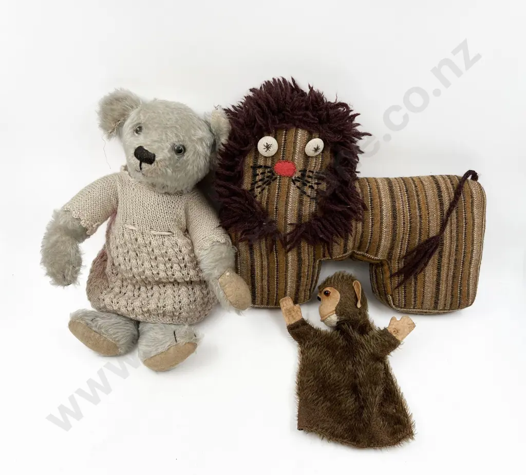 Vintage German Monkey Hand Puppet Image 1++