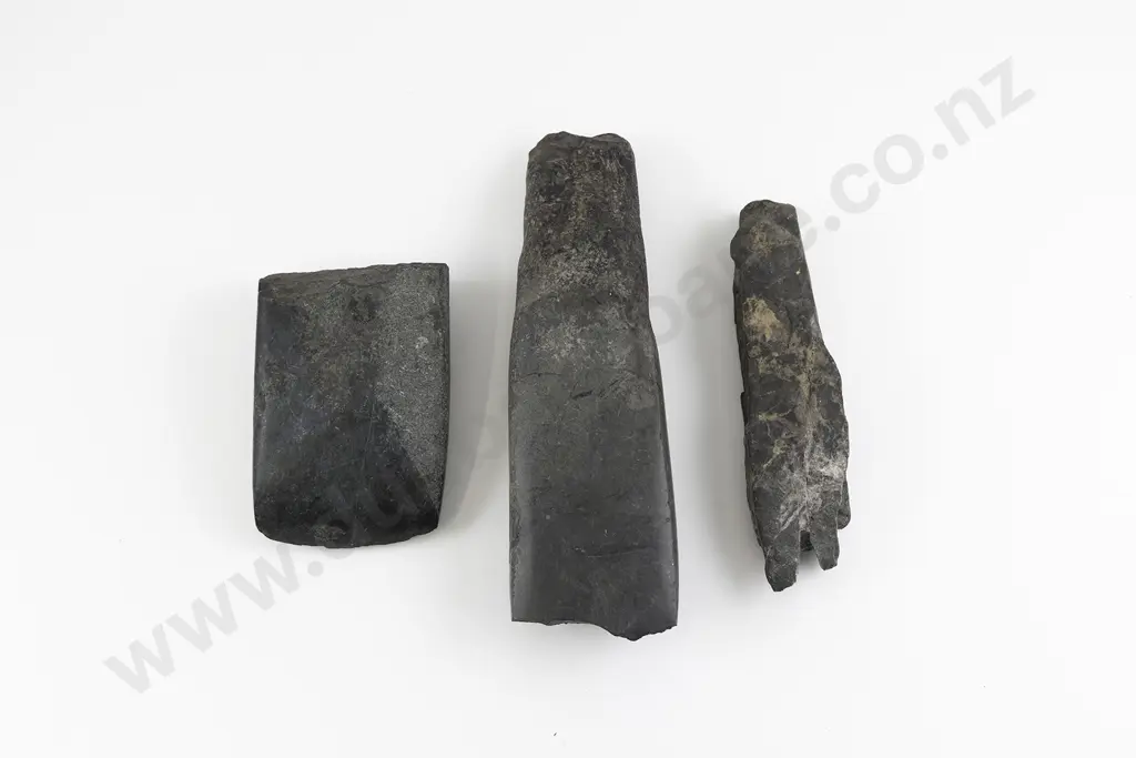 Two Toki Rough-outs Together with stone piece Image 1++