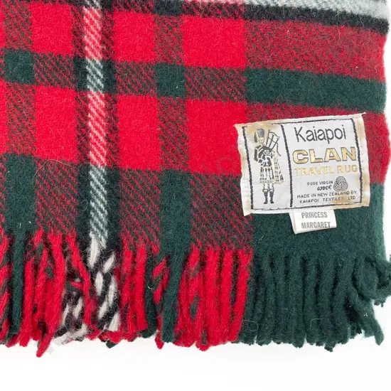 Kaiapoi Tartan Travel Rug