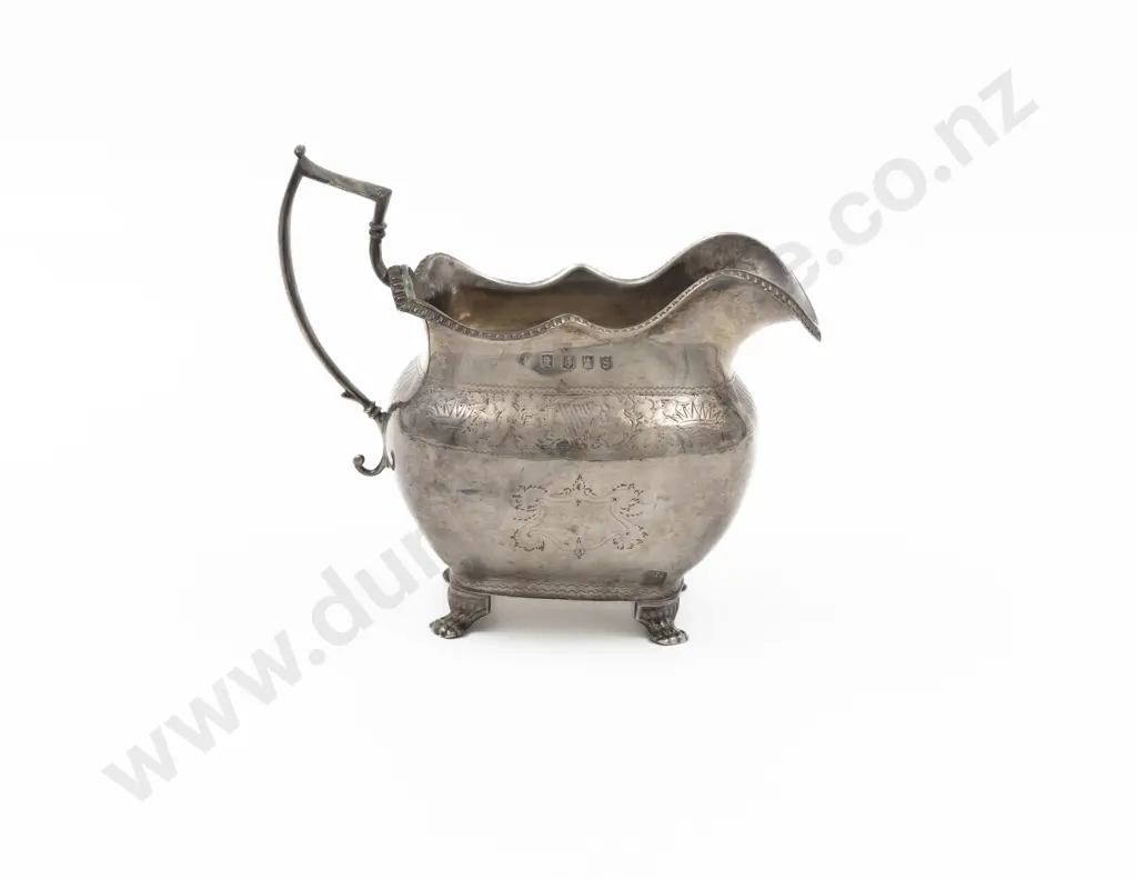 Geo III Irish S/S Cream Jug Image 1++