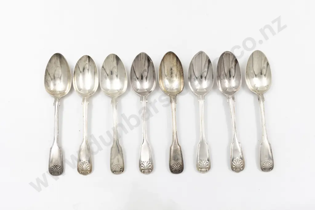 Composed Set Of 8 S/S Dessert Forks Image 1++