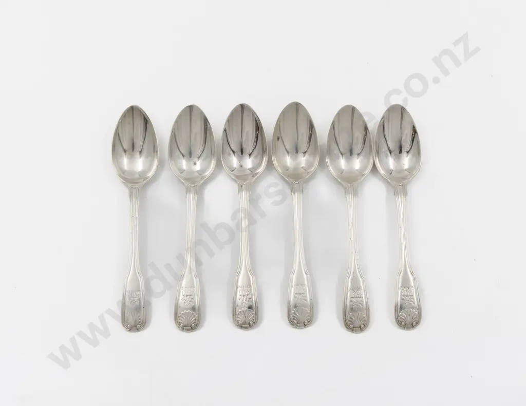 Composed Set Of 6 S/S Teaspoons Image 1++