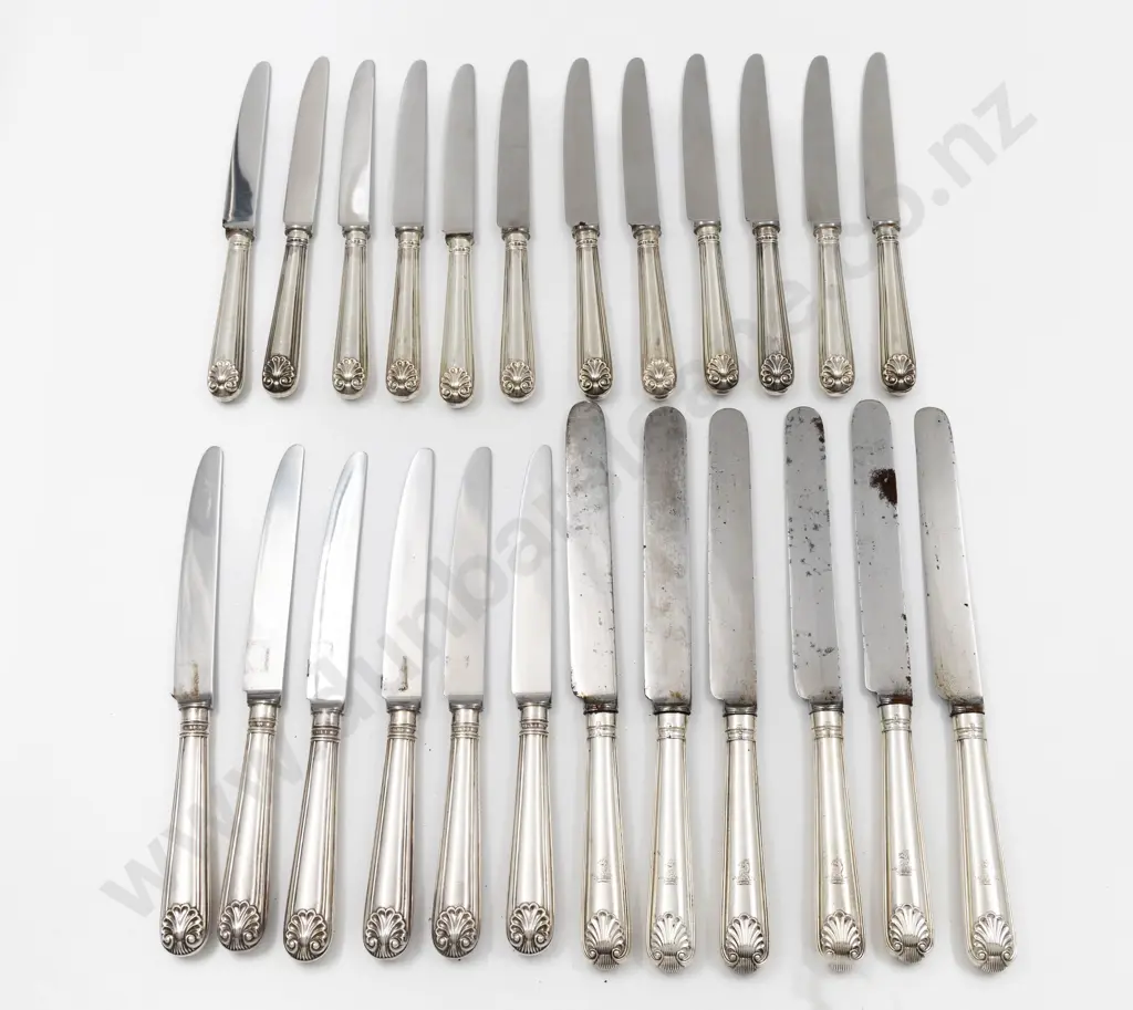 Set Of 6 S/S Handled Table Knives Image 1++
