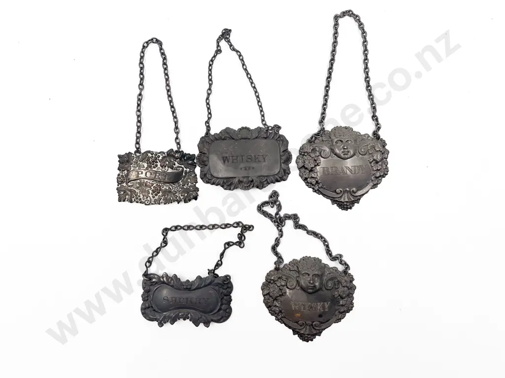 3 S/S Decanter Labels Image 1++
