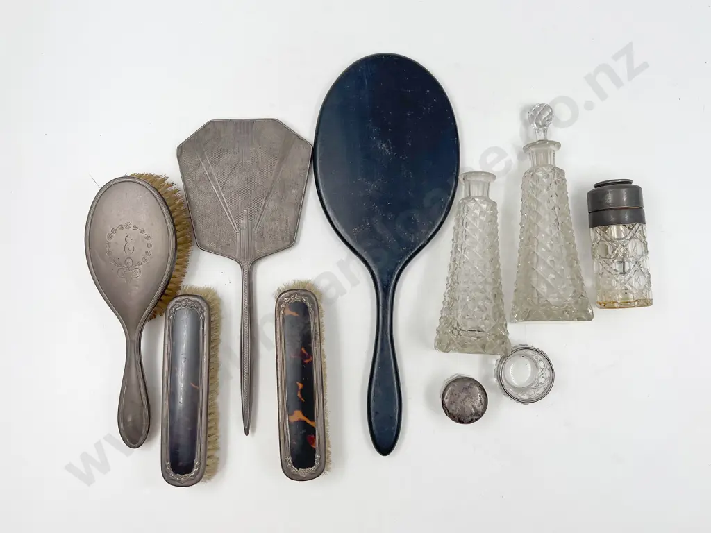 Small Group Of S/S & Other Dressing Table Accesories Image 1++