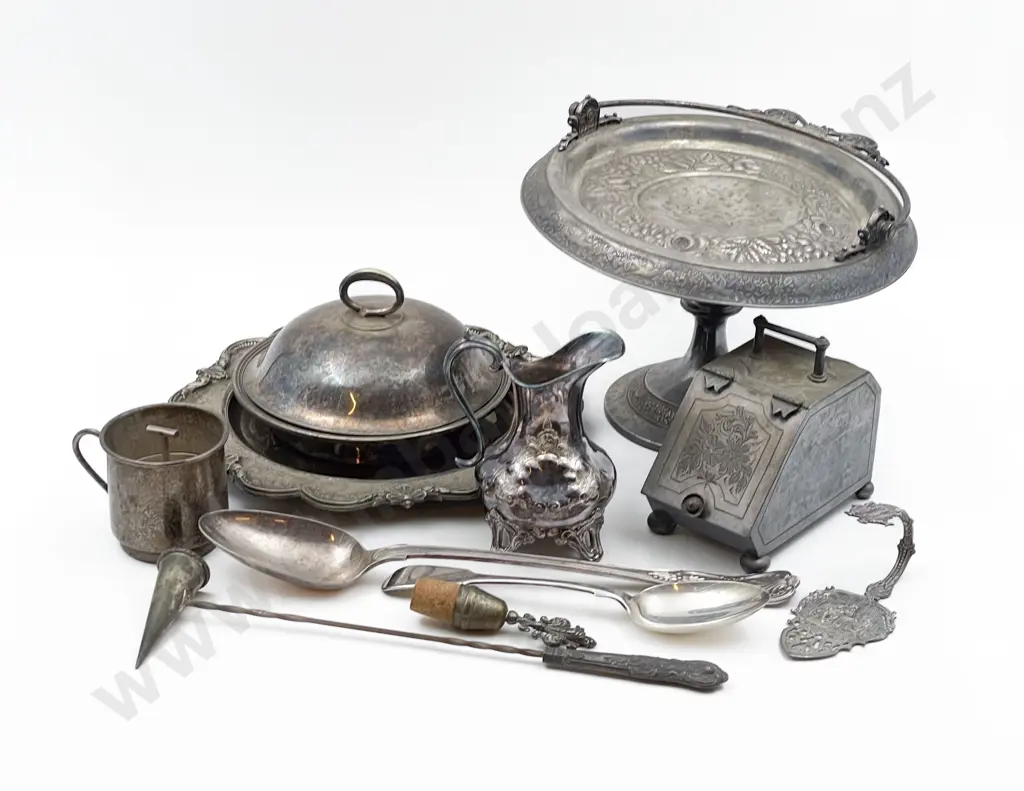 Collection of Silver Plate Wares Image 1++