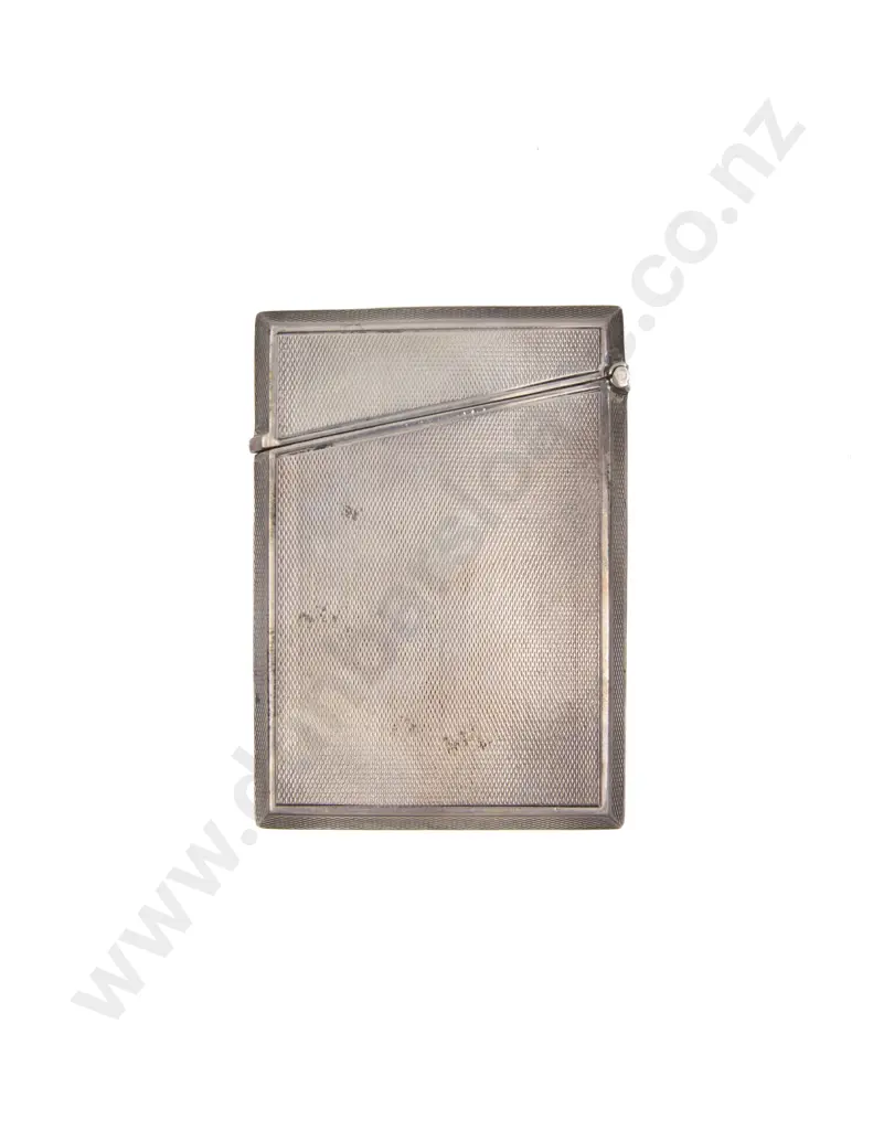 GeoV S/S and Blue Guilloche Enamel Calling Card Case Image 1++