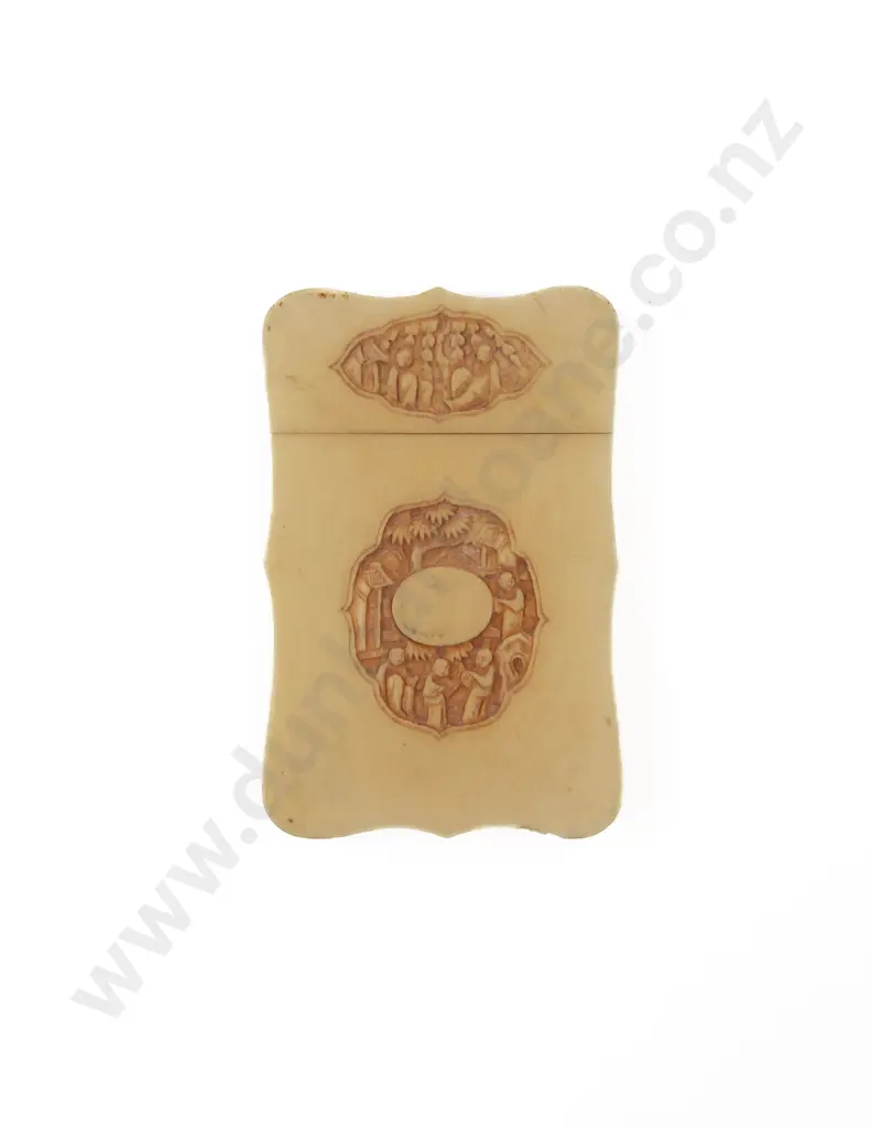 C19th Ivory Calling Card Case Image 1++
