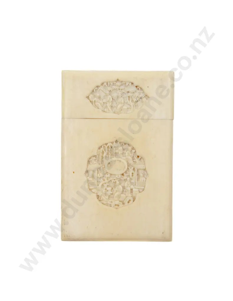 C19th Ivory Calling Card Case Image 1++