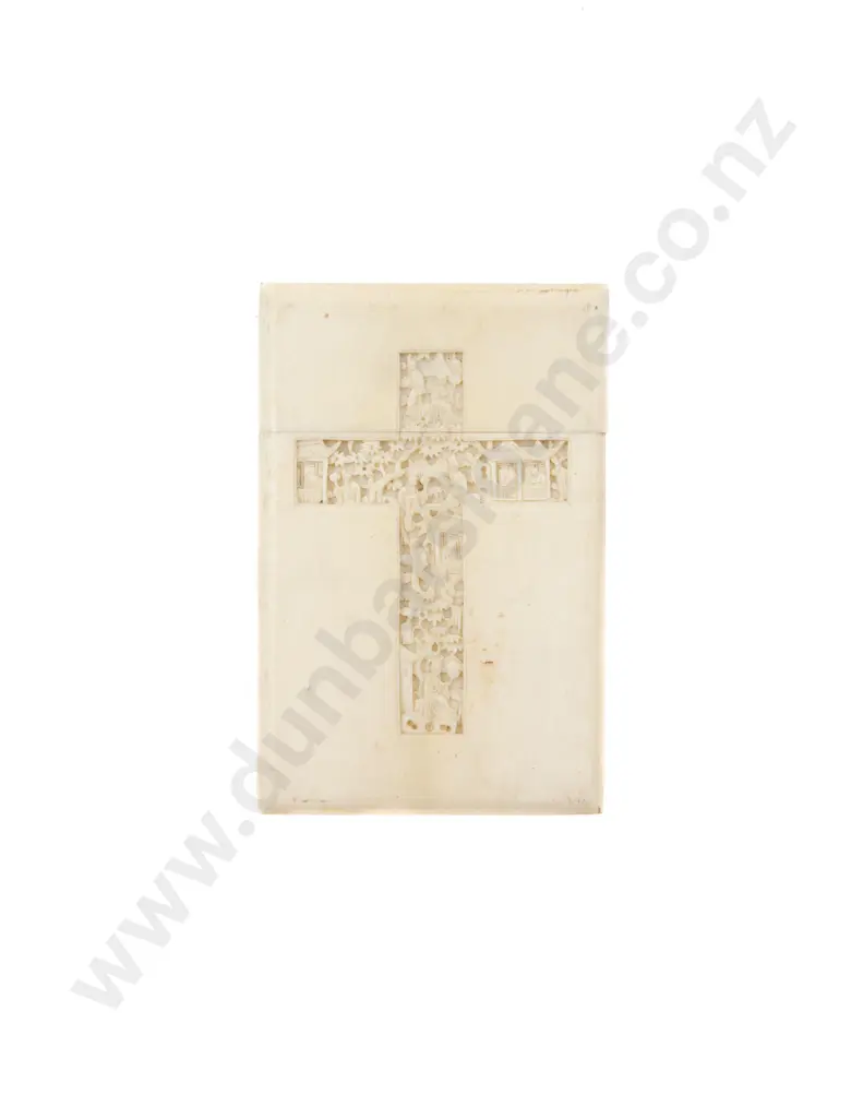 C19th Ivory Calling Card Case Image 1++